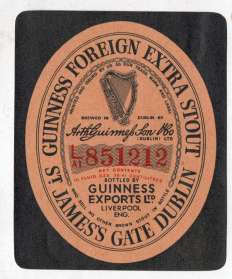Guinness Label country?